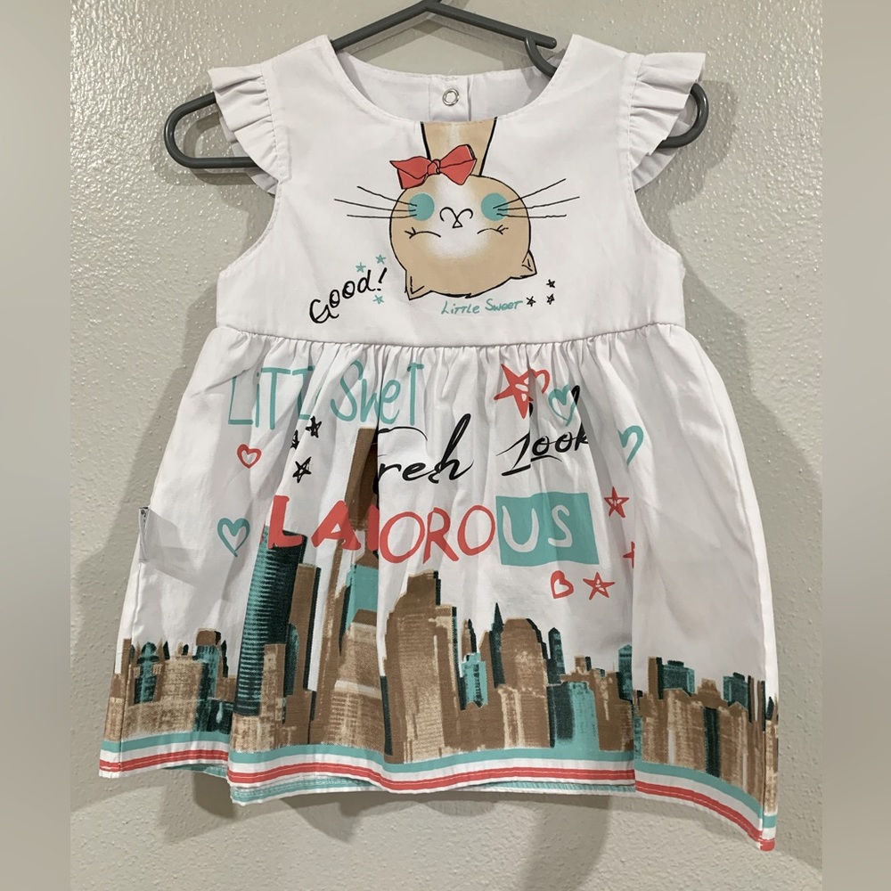 NWOT Cool one of a kind Girl dress for 2t-3t.